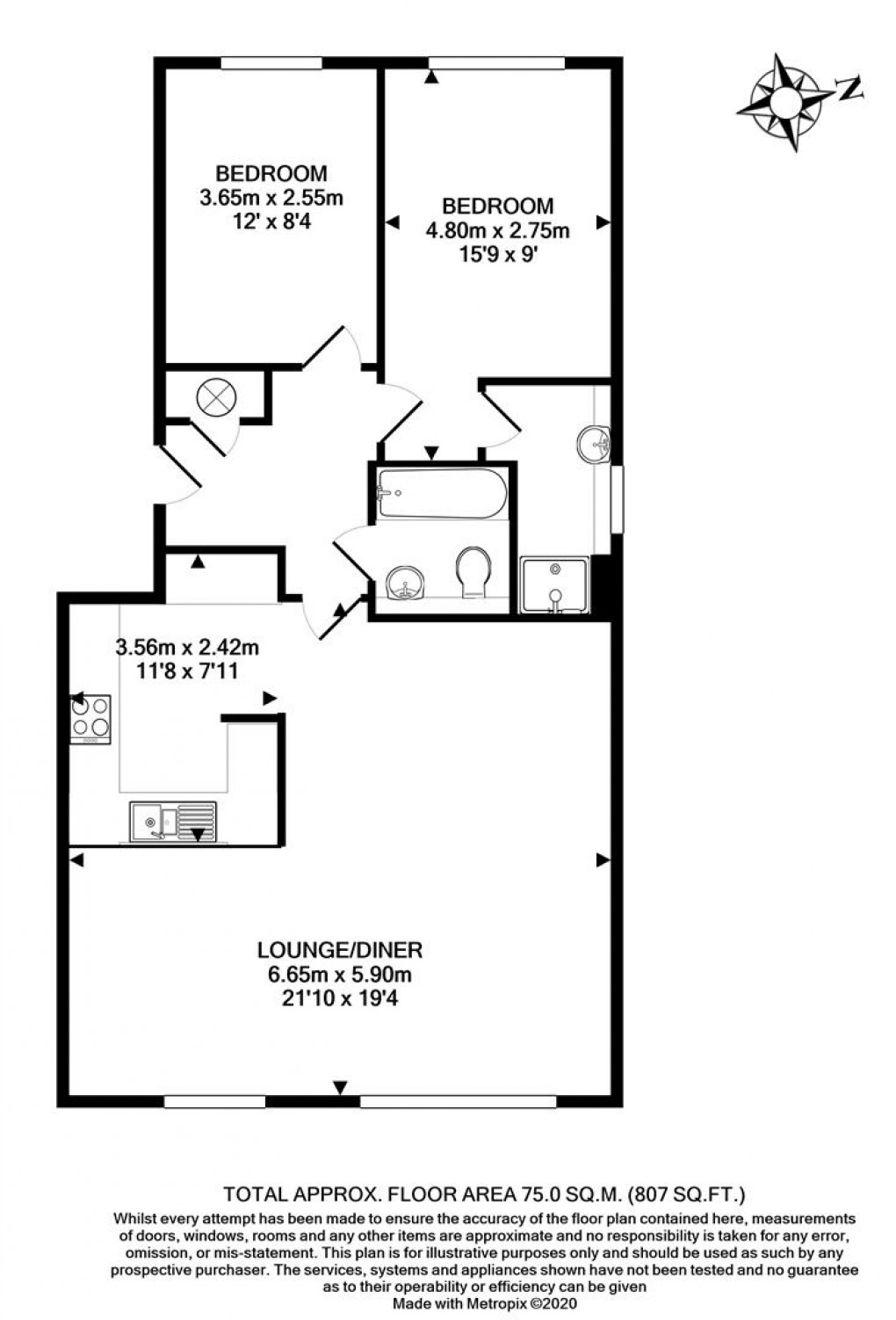 Floorplan for Villandry, Newhaven