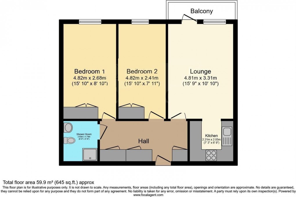 Floorplan for Claremont Road, Seaford
