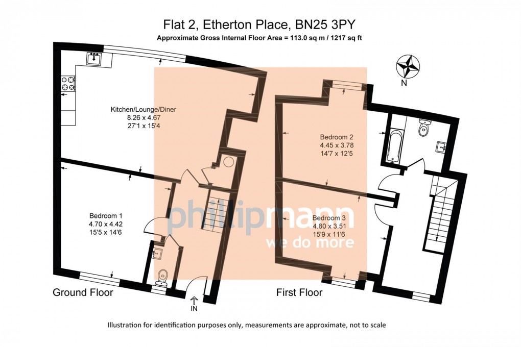 Floorplan for Alfriston Road, Seaford