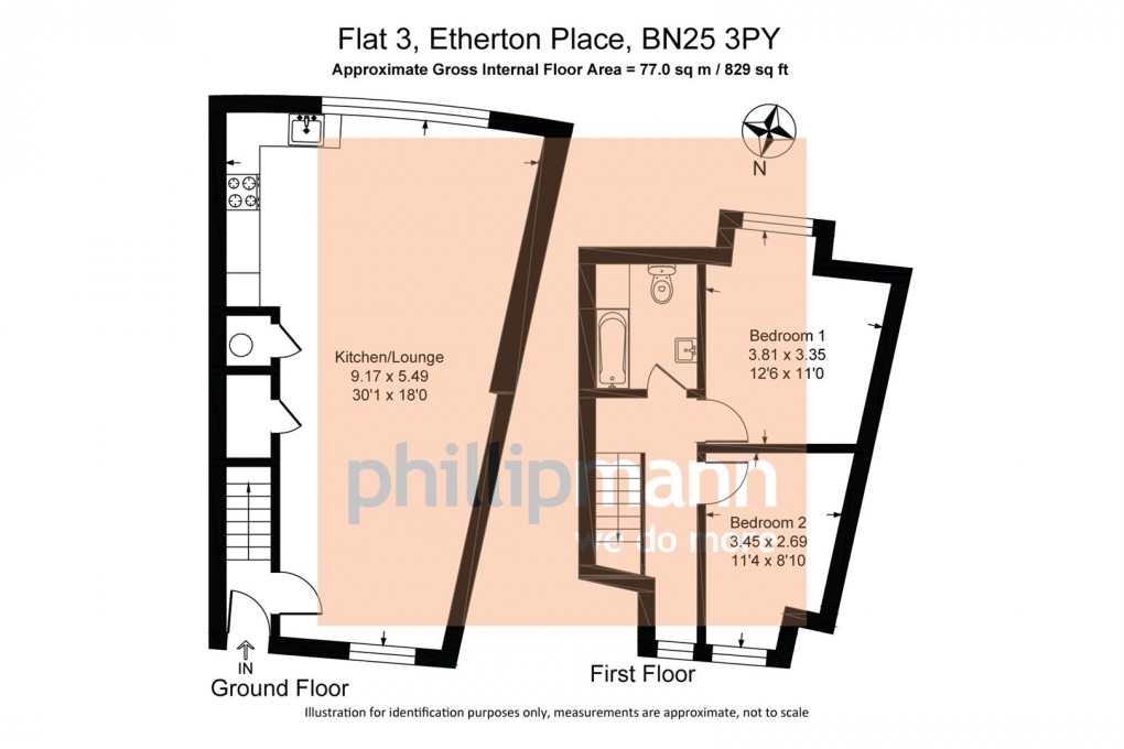 Floorplan for Alfriston Road, Seaford