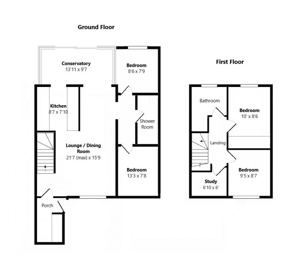 Floorplan for Abbey Close, Peacehaven