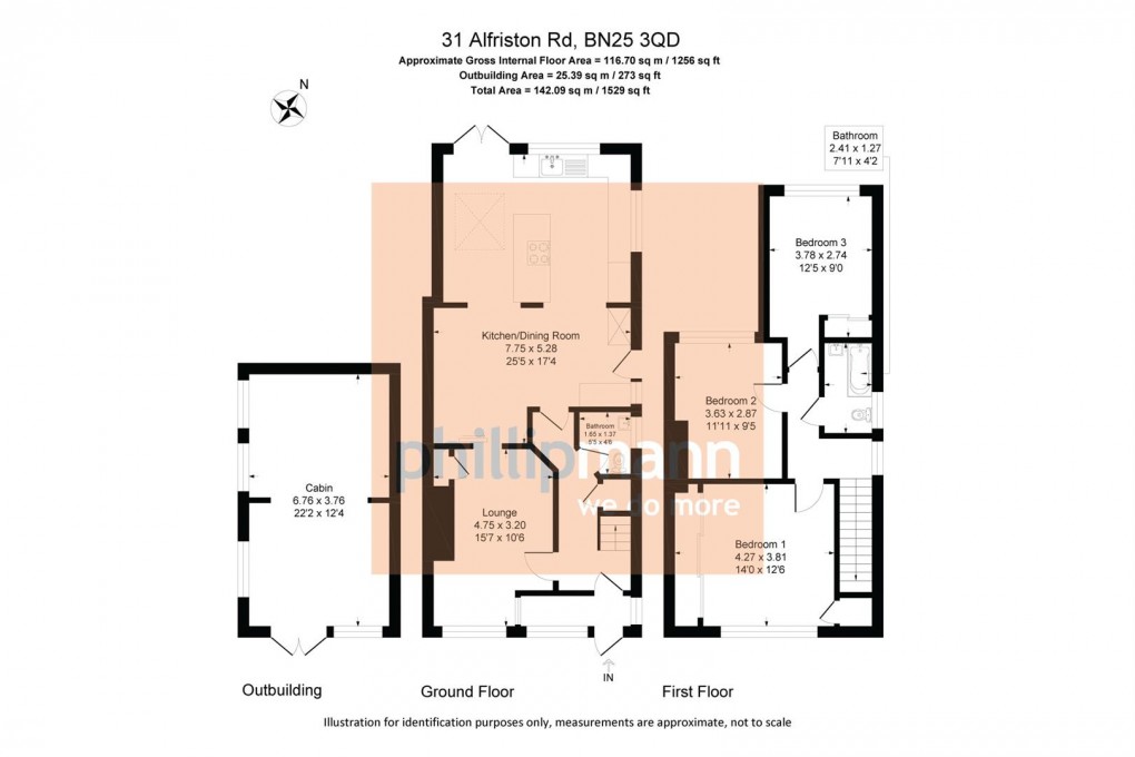 Floorplan for Alfriston Road, Seaford