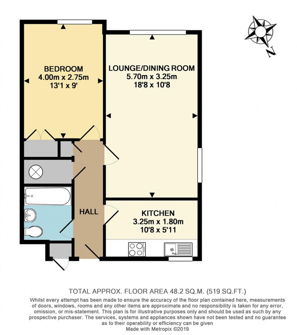 Floorplan for Claremont Road, Seaford