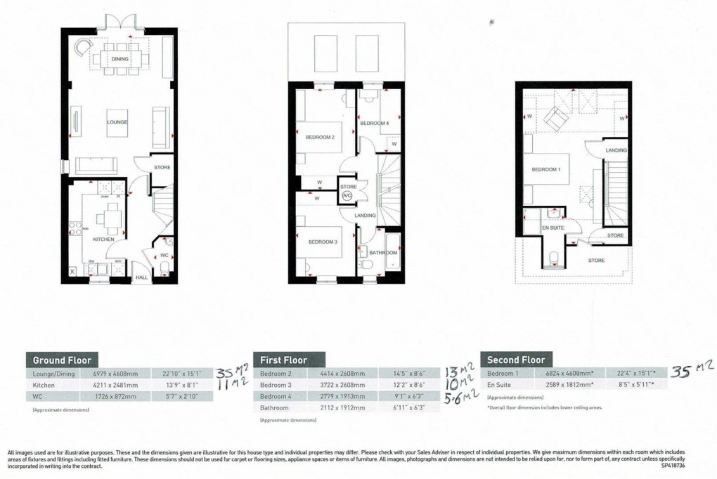 Floorplan for Skylark Avenue, Peacehaven