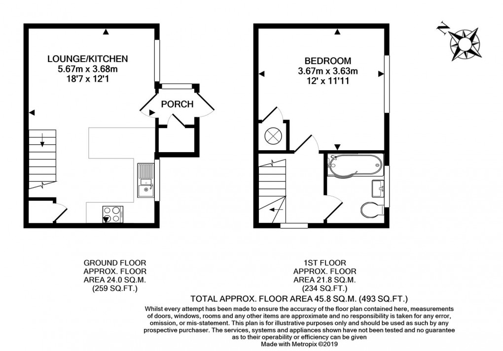 Floorplan for Langney, Eastbourne