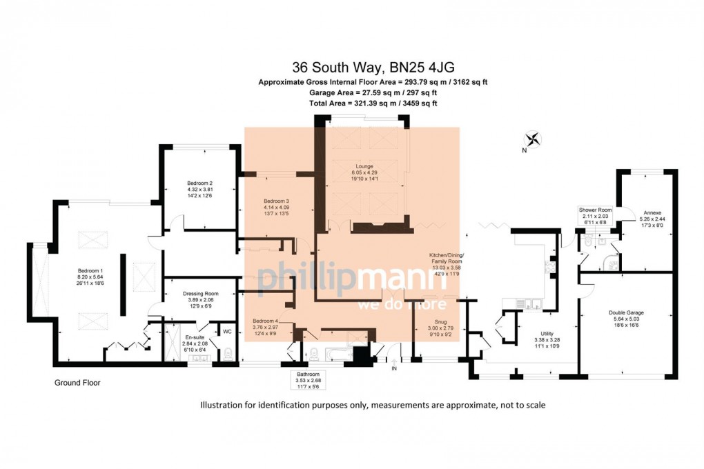 Floorplan for South Way, Seaford