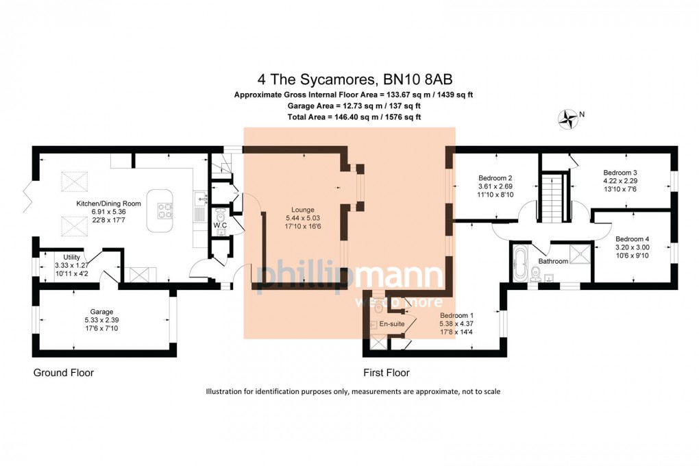 Floorplan for The Sycamores, Peacehaven