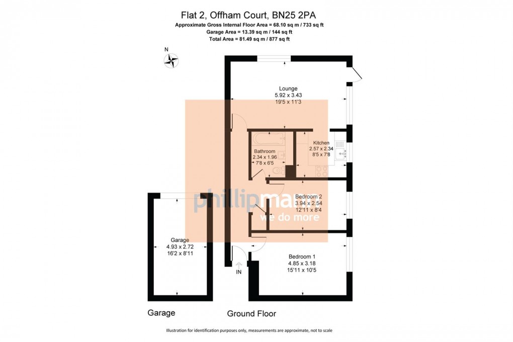 Floorplan for Surrey Road, Seaford