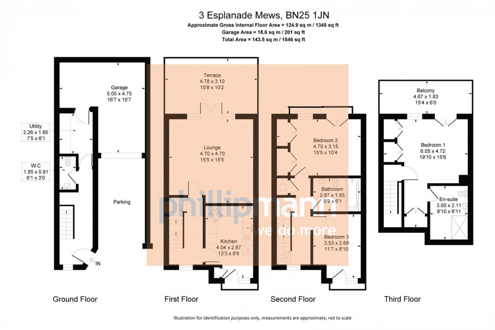 Floorplan for Esplanade Mews, Seaford