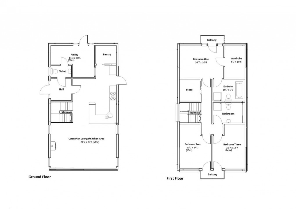 Floorplan for Louvain Gardens, Peacehaven