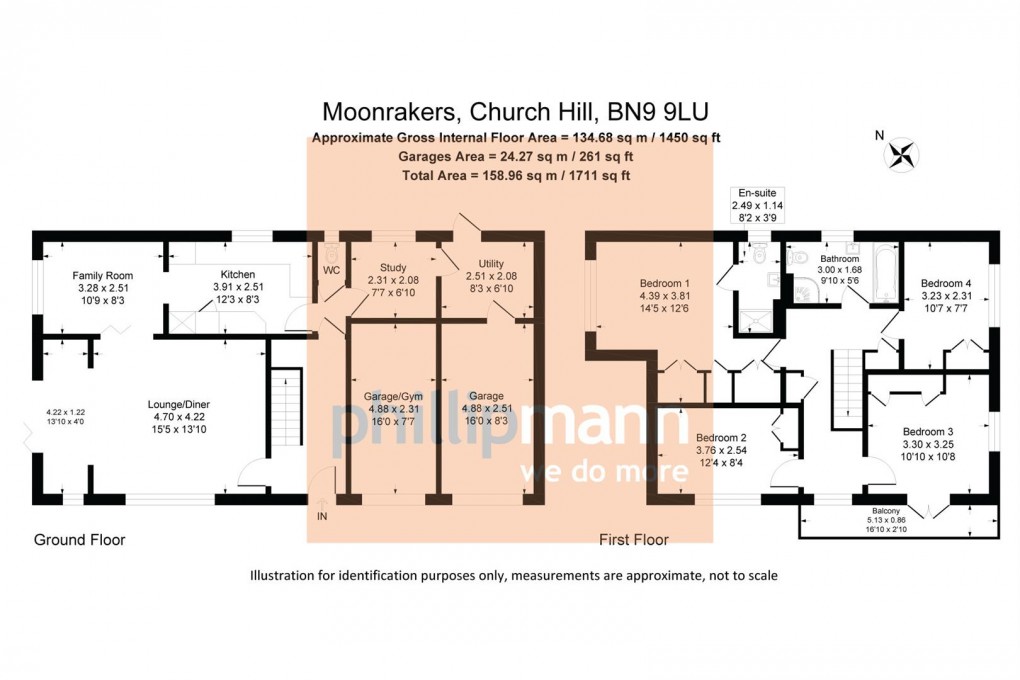 Floorplan for Church Hill, Newhaven
