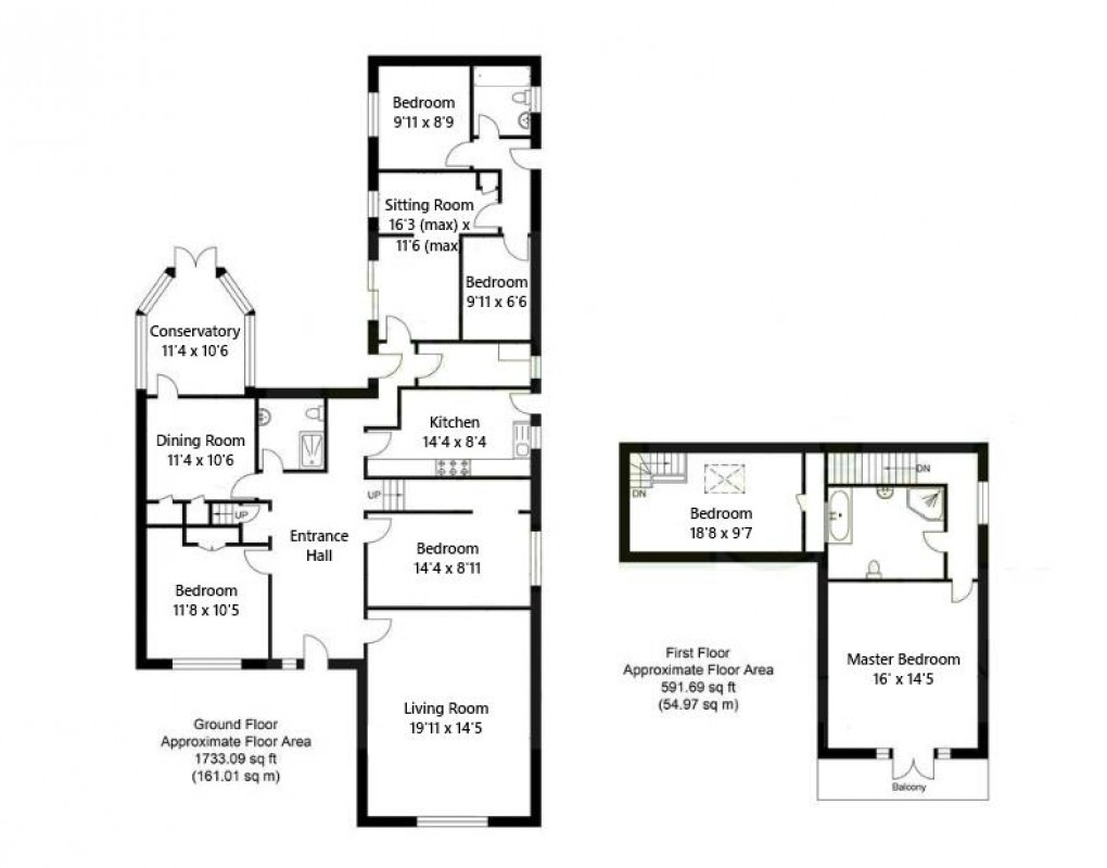 Floorplan for Rustic Road, Peacehaven