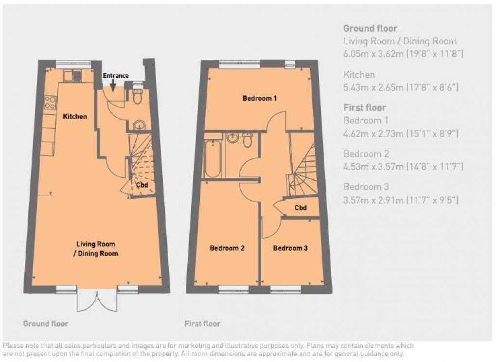 Floorplan for Arrow Lane, Newhaven