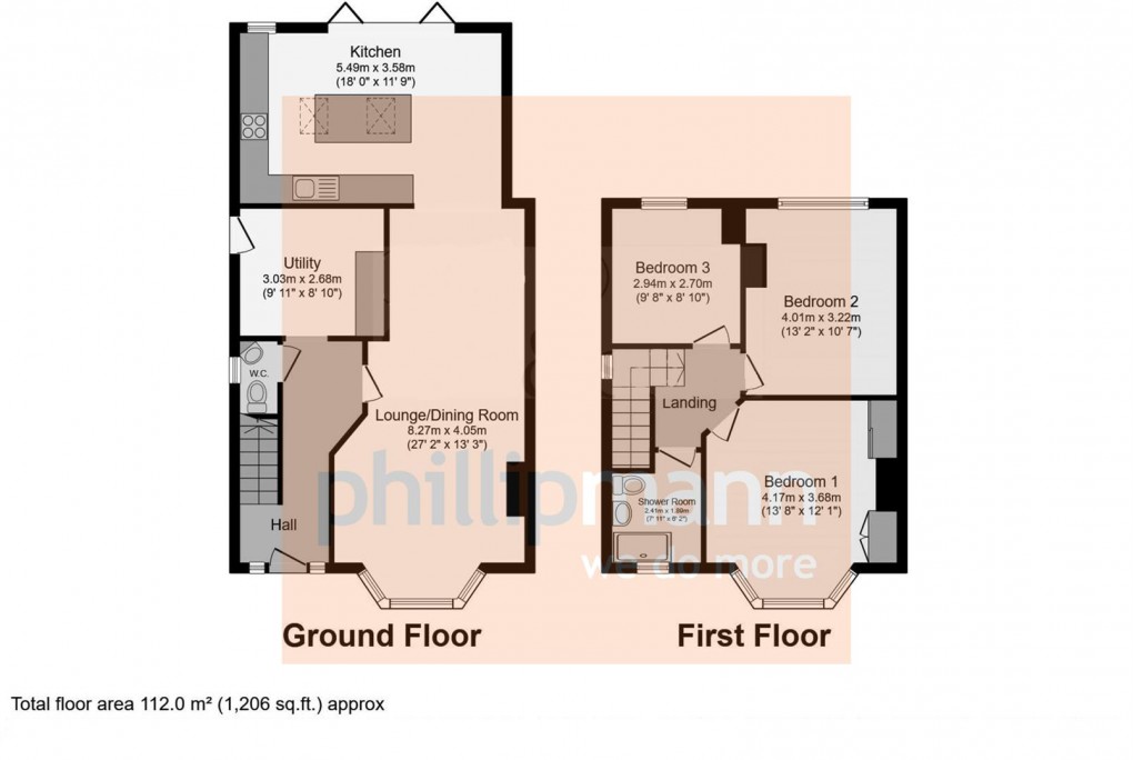 Floorplan for Meeching Rise, Newhaven