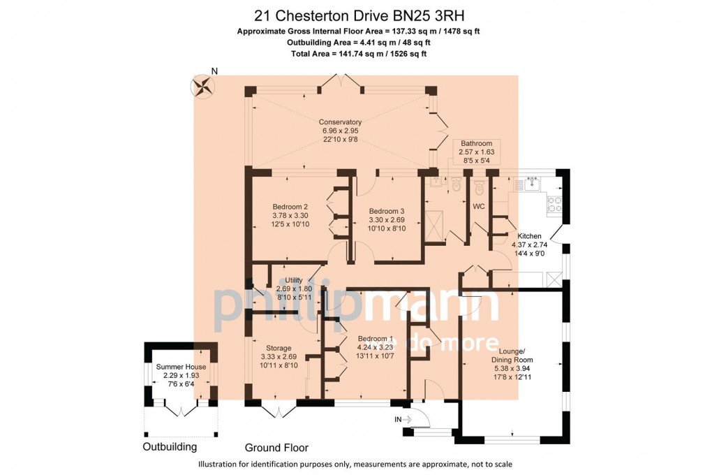 Floorplan for Chesterton Drive, Seaford