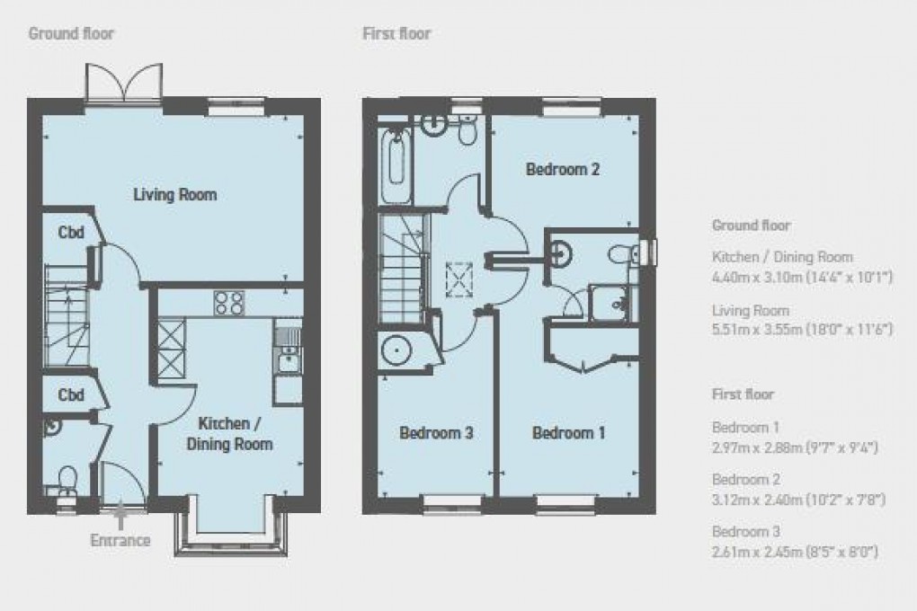 Floorplan for Thistle Lane, Ringmer, Lewes