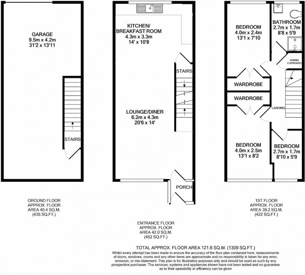 Floorplan for St. Johns Road, Seaford