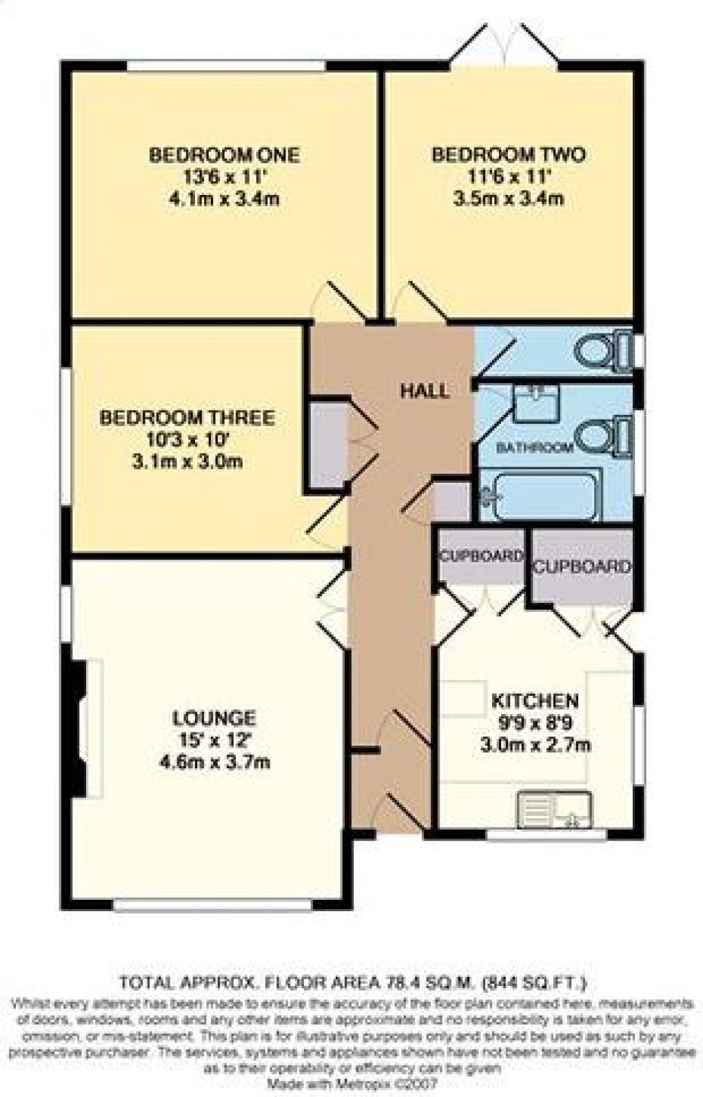 Floorplan for Chyngton Gardens, Seaford