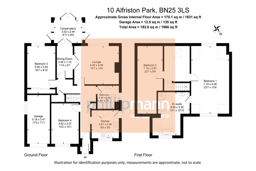 Floorplan for Alfriston Park, Seaford