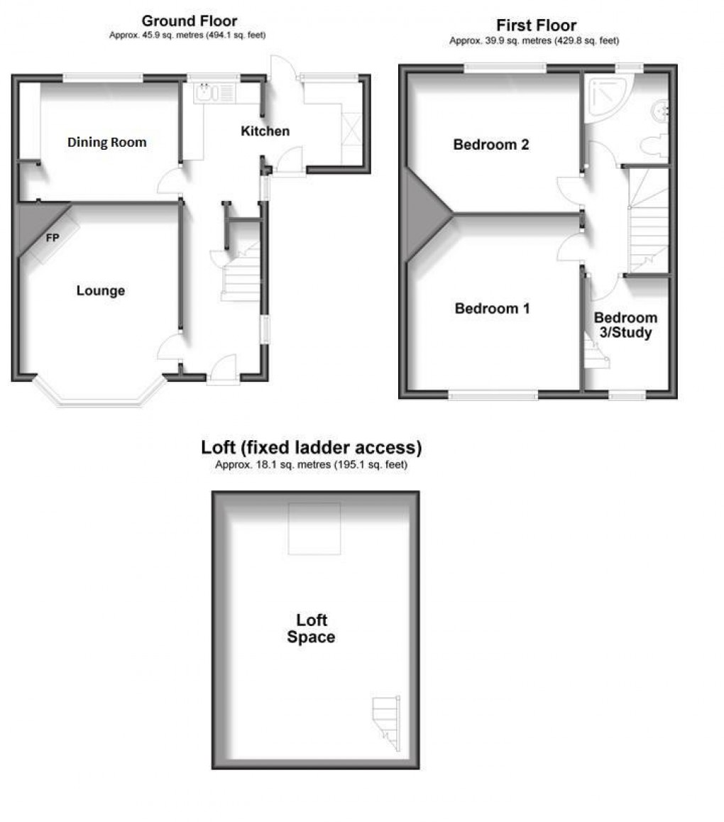 Floorplan for Chichester Road, Seaford