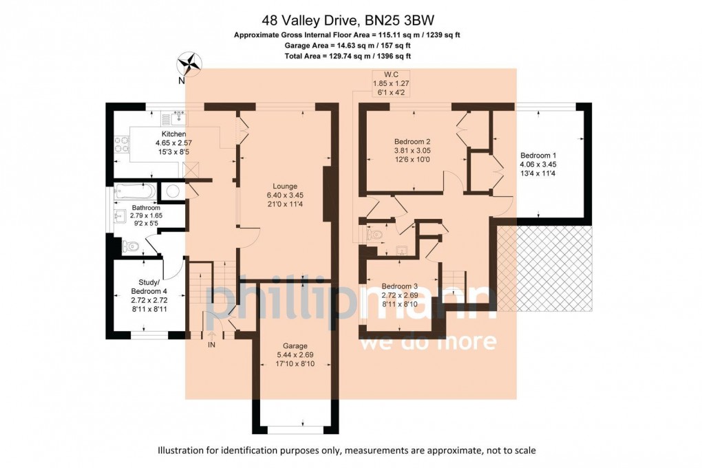 Floorplan for Valley Drive, Seaford