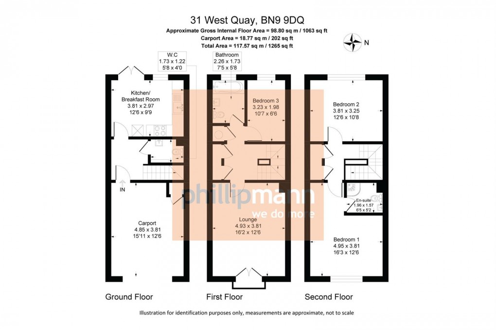 Floorplan for West Quay, NEWHAVEN