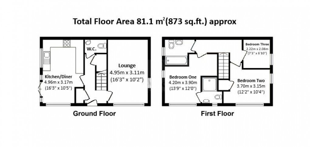 Floorplan for Robin Lane, Peacehaven