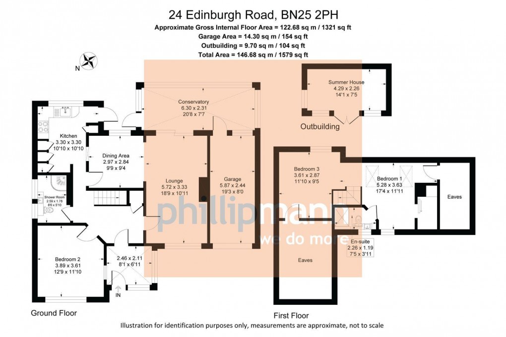 Floorplan for Edinburgh Road, Seaford