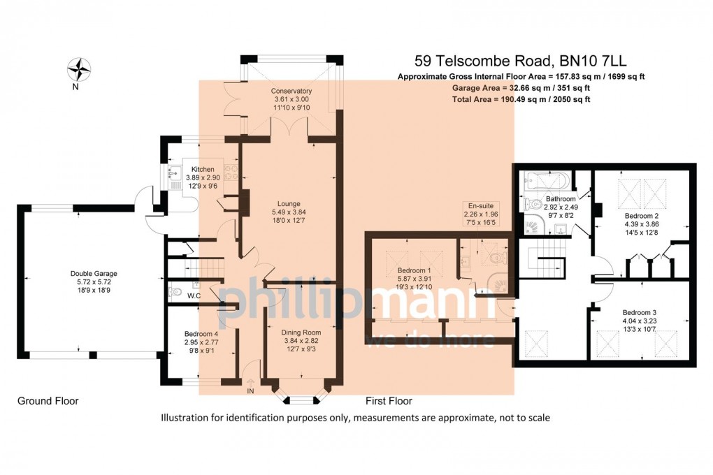 Floorplan for Telscombe Road, Peacehaven