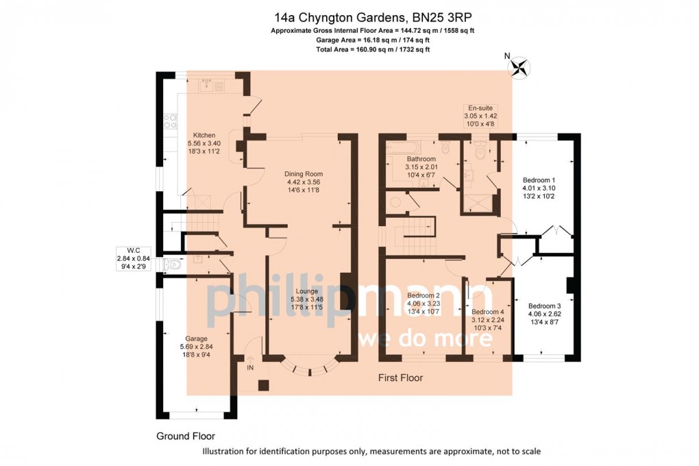 Floorplan for Chyngton Gardens, Seaford