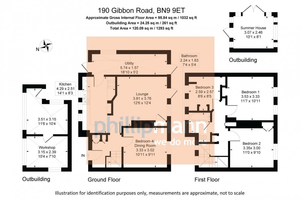 Floorplan for Gibbon Road, Newhaven