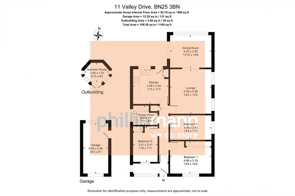Floorplan for Valley Drive, Seaford