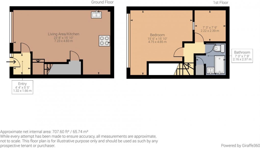 Floorplan for Surrey Road, Seaford
