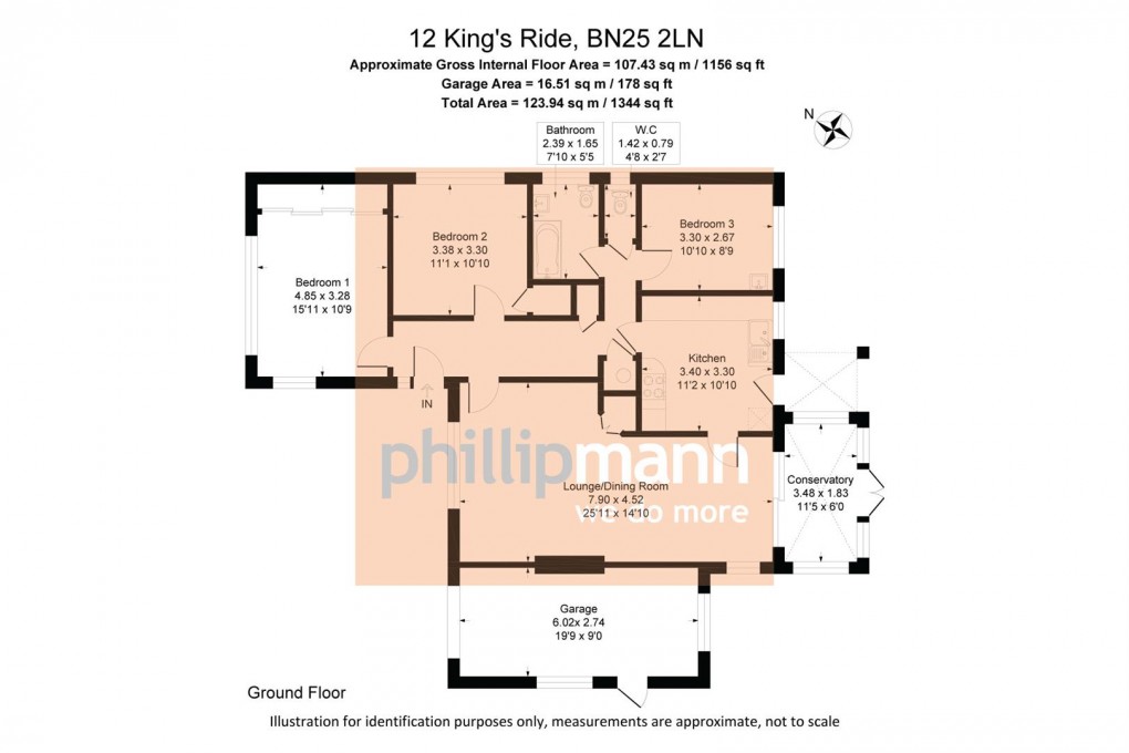 Floorplan for Kings Ride, Seaford