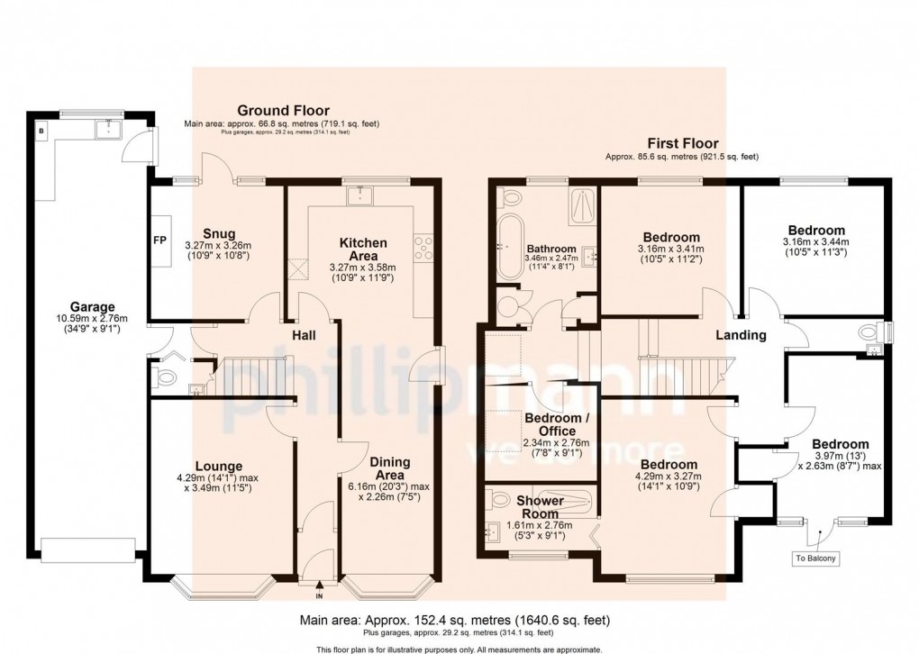 Floorplan for Springfield Avenue, Peacehaven