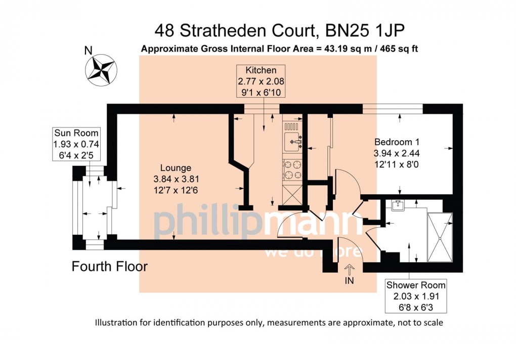 Floorplan for Esplanade, Seaford