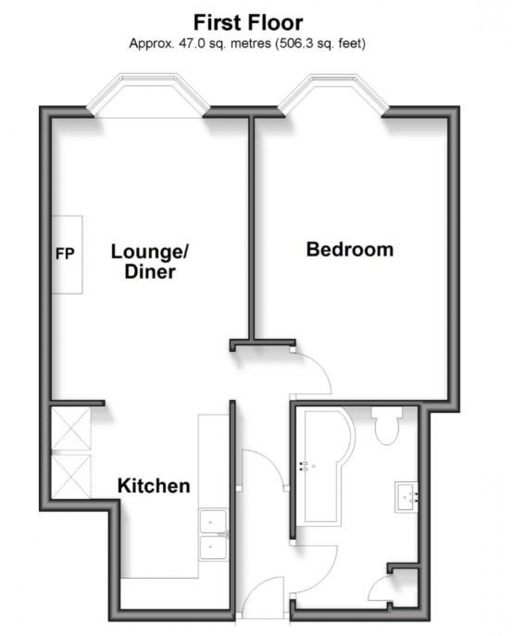 Floorplan for Clinton Place, Seaford