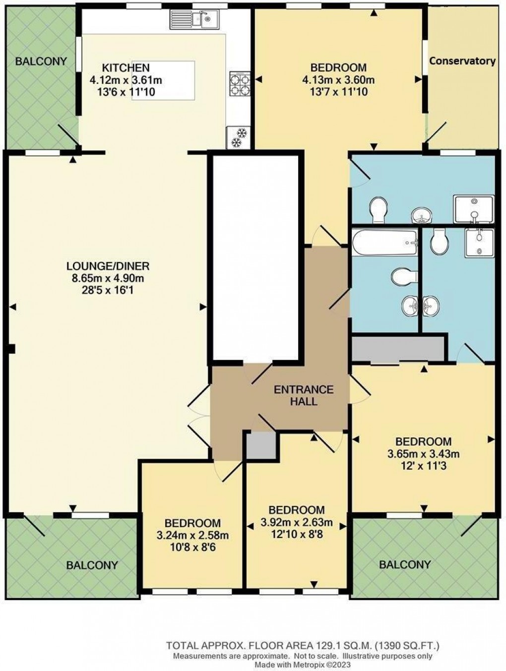 Floorplan for Mariners Wharf, Newhaven