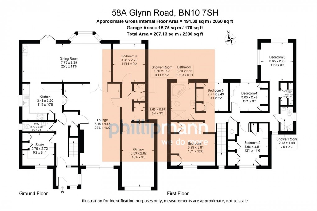 Floorplan for Glynn Road, Peacehaven