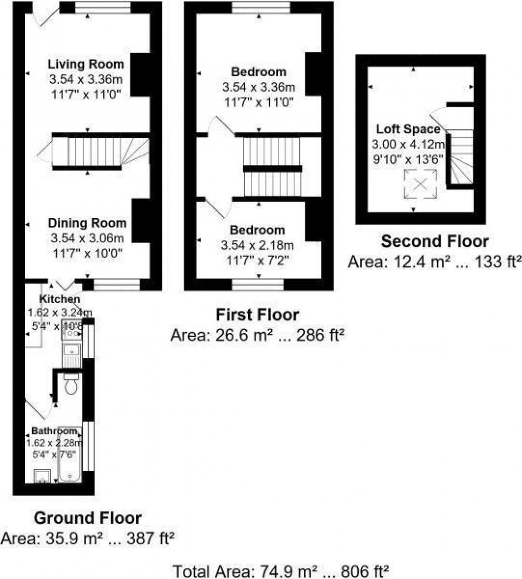 Floorplan for Lawes Avenue, Newhaven