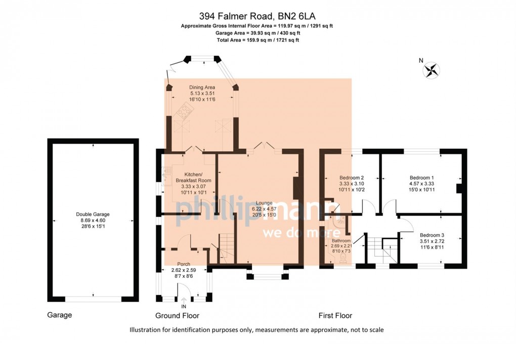 Floorplan for Falmer Road, Woodingdean, Brighton