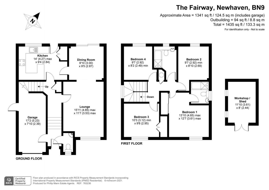 Floorplan for The Fairway, Newhaven