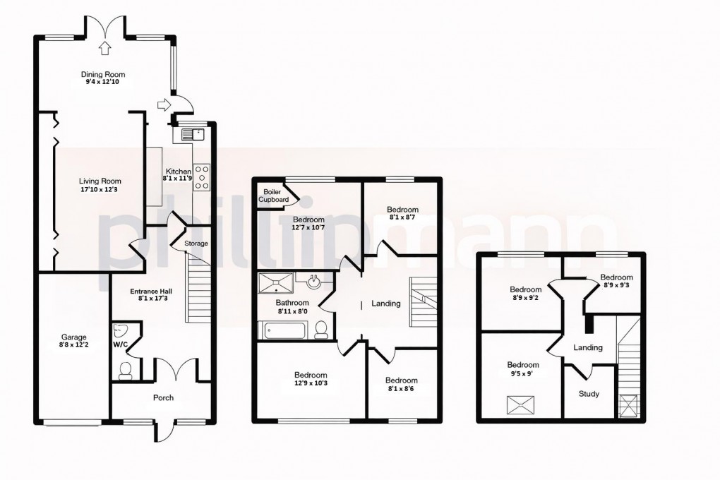 Floorplan for Vernon Avenue, Peacehaven