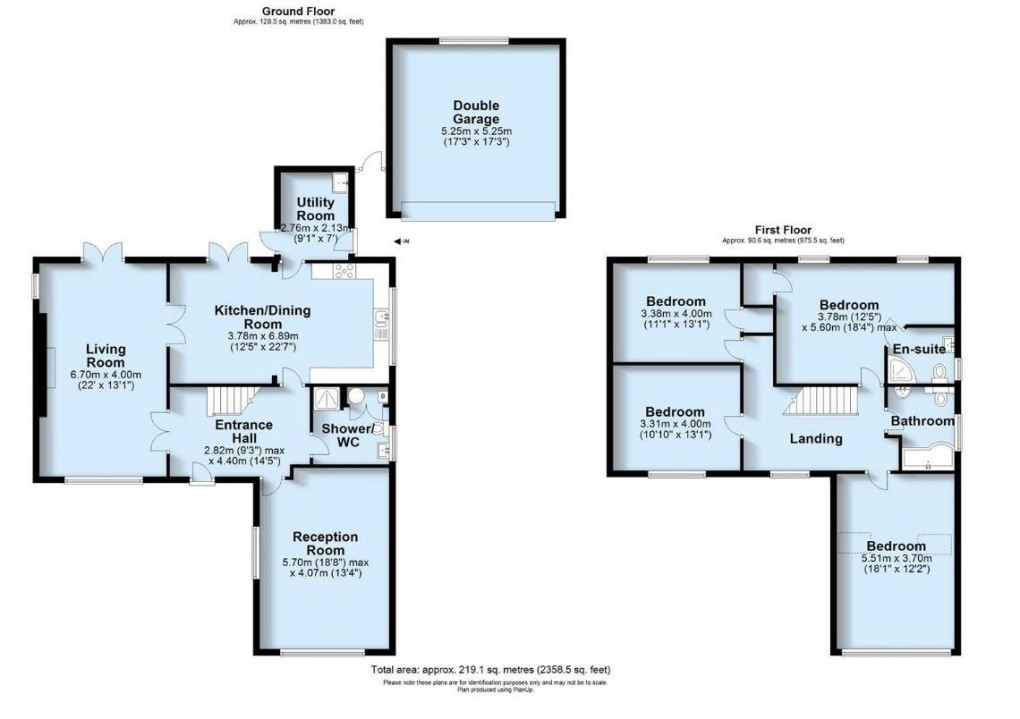 Floorplan for Firle Drive, Seaford