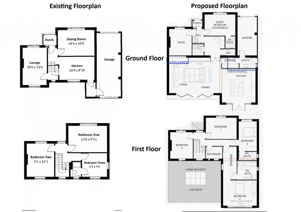 Floorplan for Broomfield Avenue, Telscombe Cliffs, Peacehaven