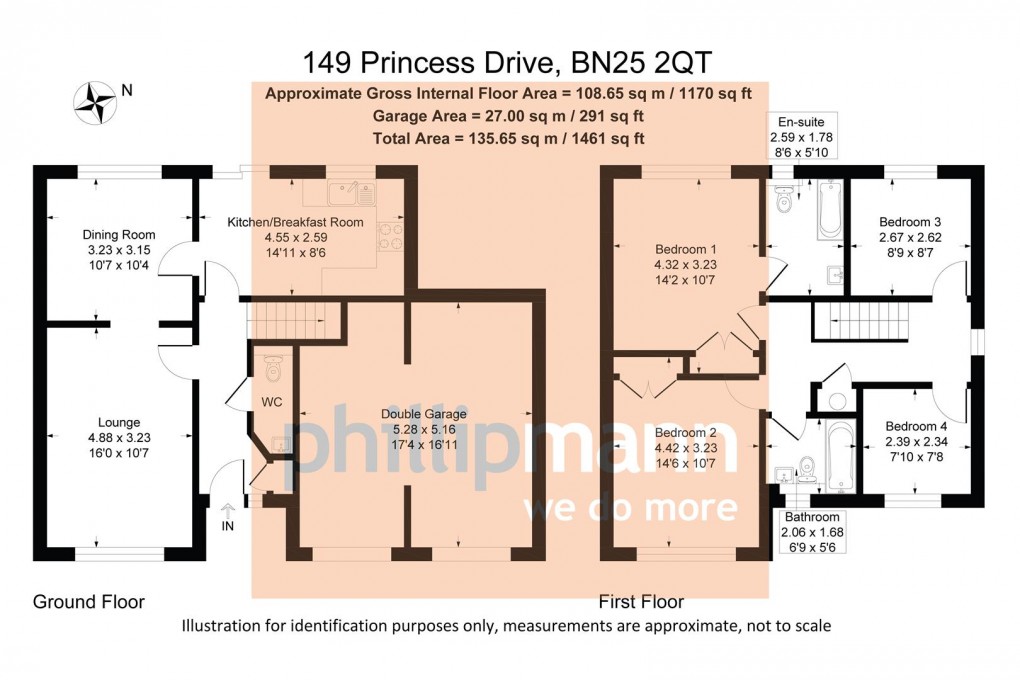 Floorplan for Princess Drive, Seaford