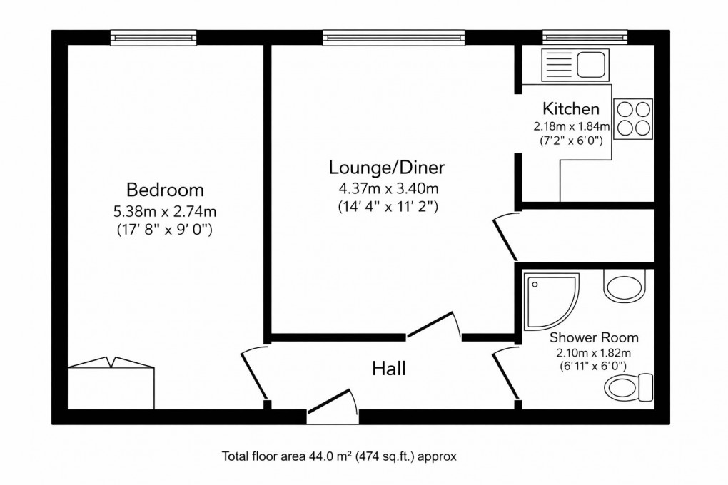 Floorplan for Longridge Avenue, Saltdean
