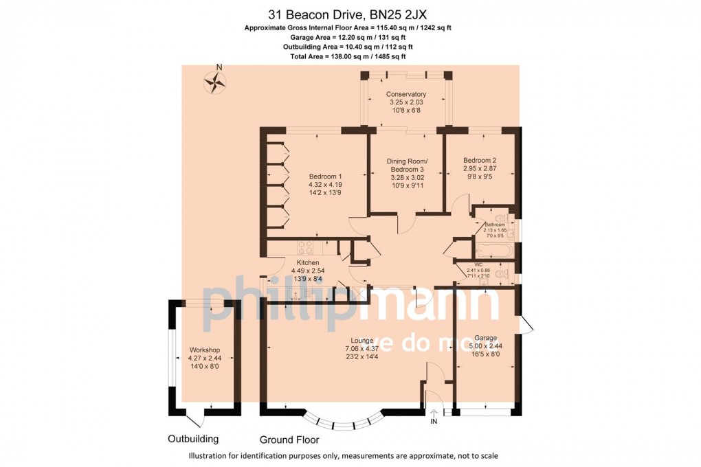 Floorplan for Beacon Drive, Seaford