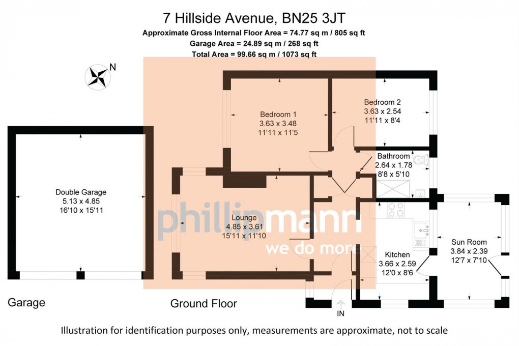 Floorplan for Hillside Avenue, Seaford