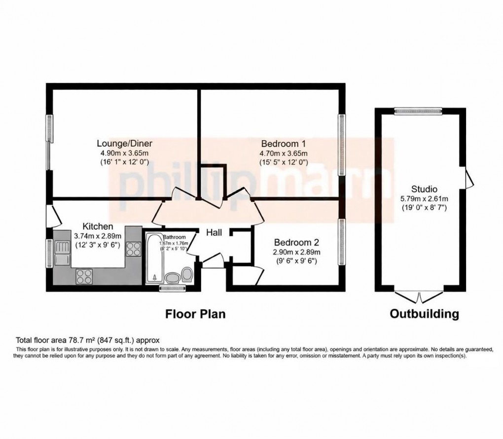 Floorplan for View Road, Peacehaven